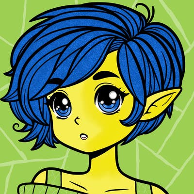 pixie haircut girl elf