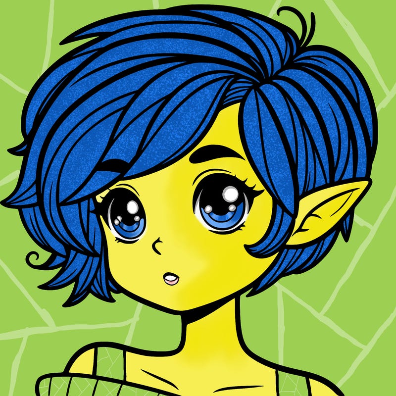pixie haircut girl elf