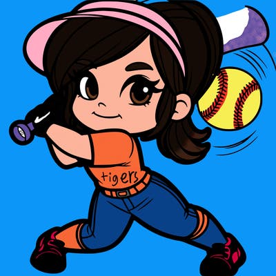 softball girl