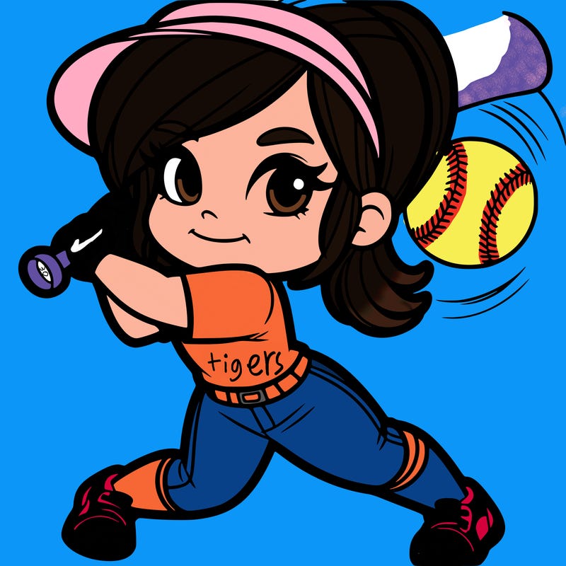 softball girl