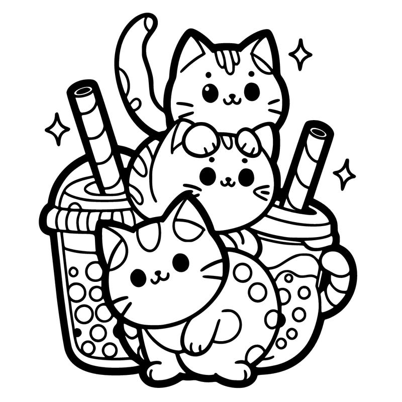 cats with boba