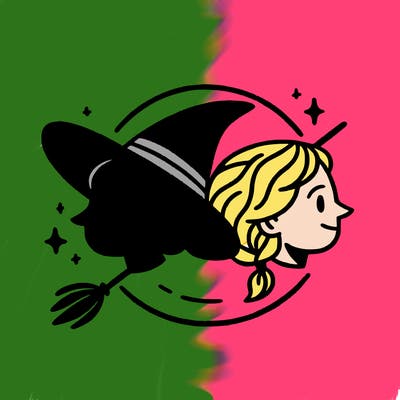 elphaba and glinda from wicked defying gravity