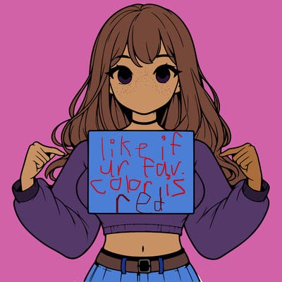 girl holding a blank sign in a long sleeve crop top