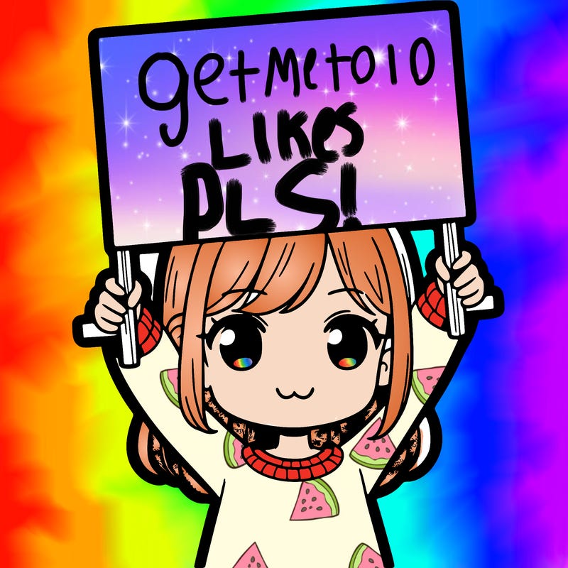 girl holding big sign