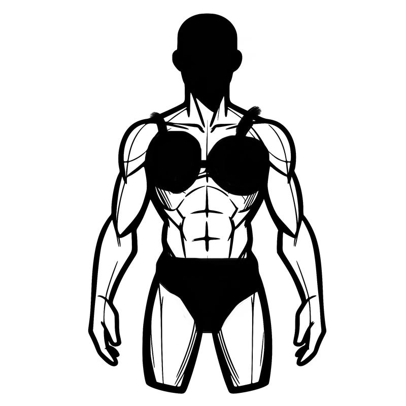 someone with  n o   c l o  t h e s.  on