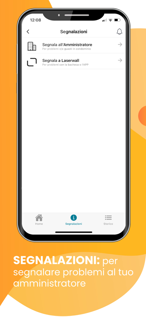 Laserwall - Laserwall mobile app interface for reporting maintenance issues to building administrators or the app technical team.