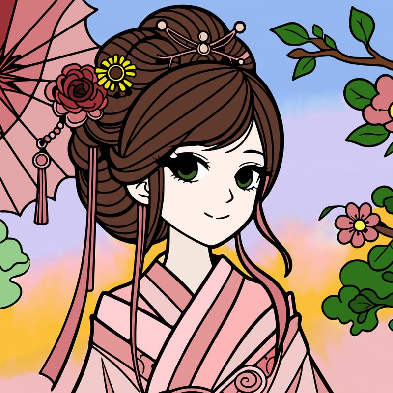 elegant chinese girl