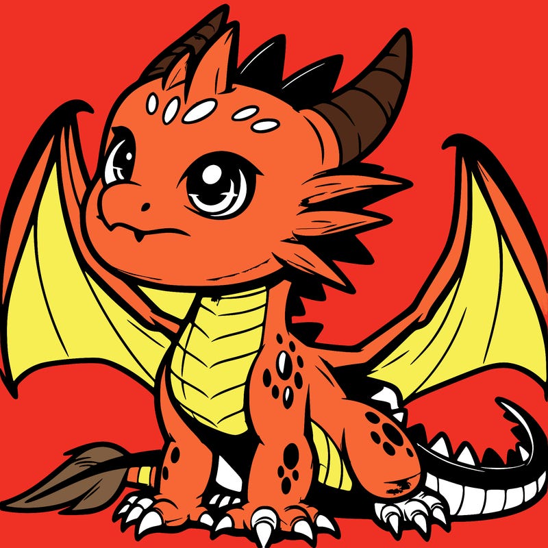 fierce baby night dragon