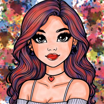 realistic pretty girl