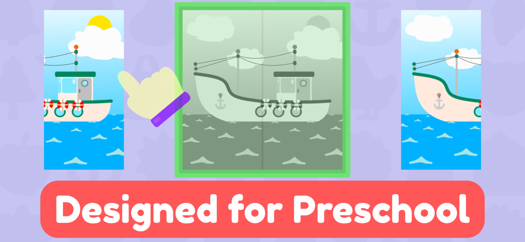 Baby Abbie: Toddler Games 2+ - A boat puzzle matching game for toddlers and preschoolers in the Baby Abbie app
