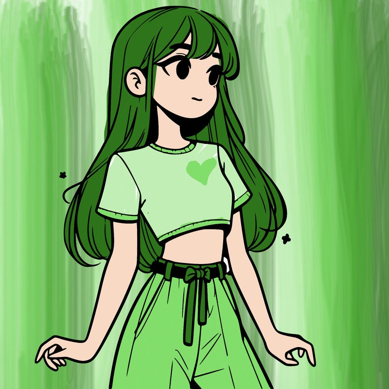 girl in a cute crop top