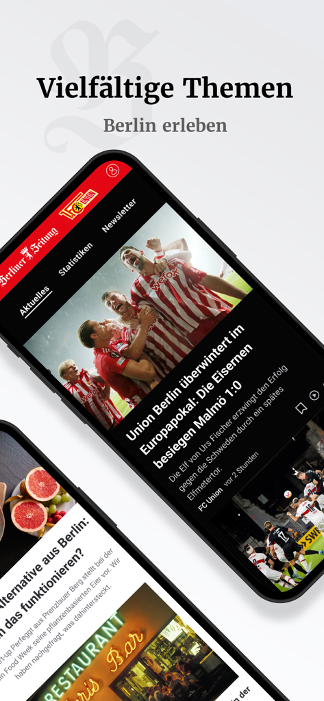 Berliner Zeitung - 多様なニューストピックと記事を表示するBerliner Zeitungモバイルアプリ。