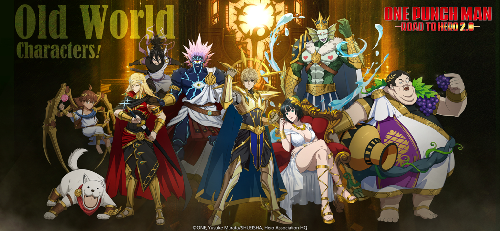 One-Punch Man:Road to Hero 2.0 - ワンパンマン ロード・トゥ・ヒーロー2.0 キャラクターが旧世界のコスチュームで登場