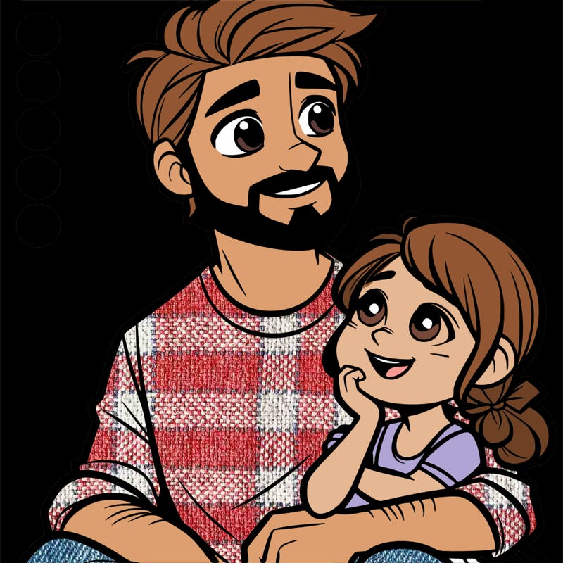 dad with his daughter