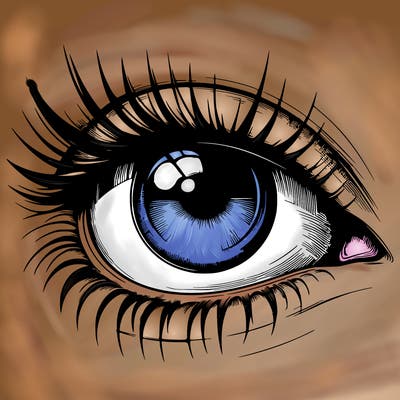realistic eye