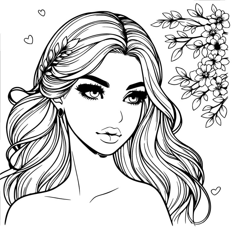 beautiful realistic girl