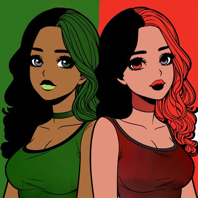 realistic twin sisters