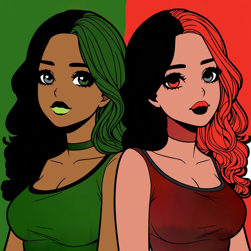 realistic twin sisters