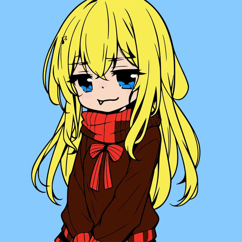 a depressed girl anime