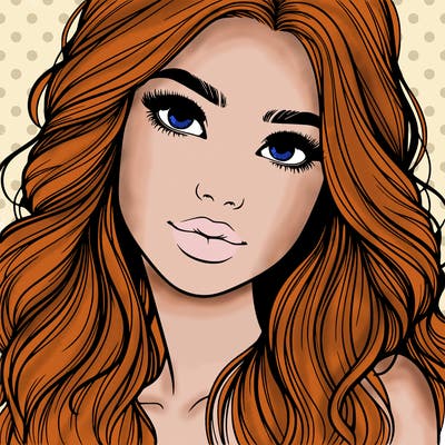 beautiful realistic girl