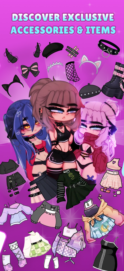 GachaHub - Mods for Gacha Life - A variety of exclusive Gacha style accessories and outfits for character customization in GachaHub.