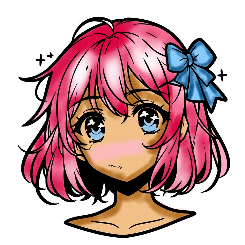 anime girl face