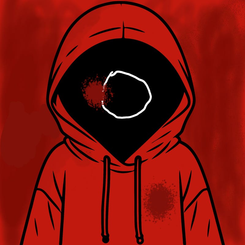 faceless girl in hoodie