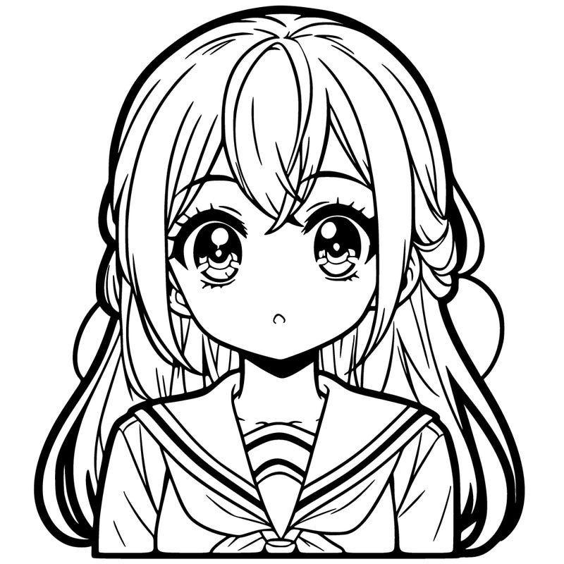 manga character girl