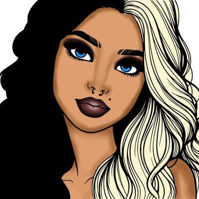 beautiful realistic girl