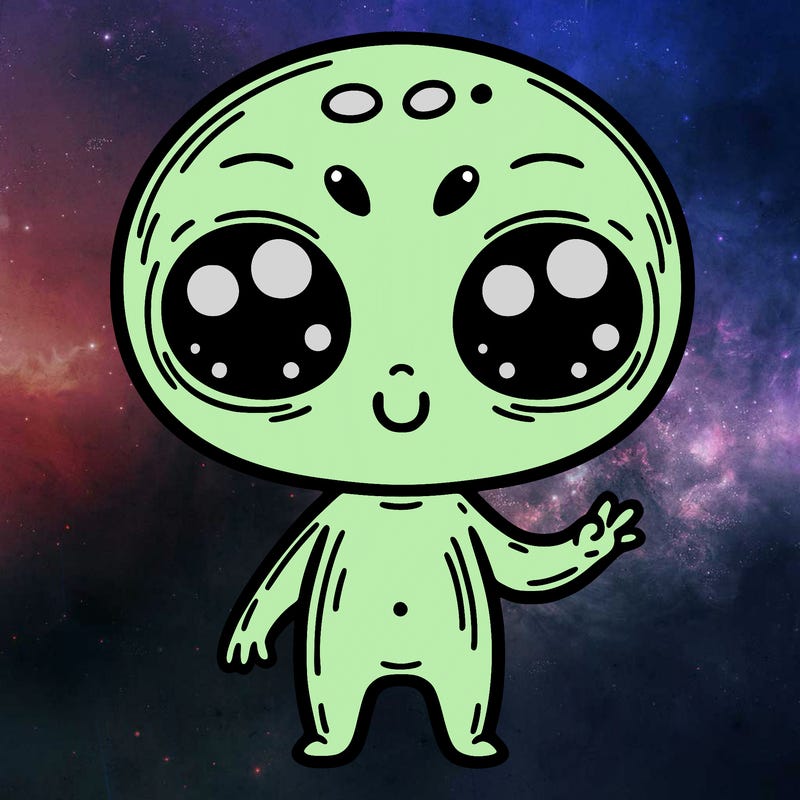 alien cute