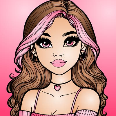 realistic pretty girl