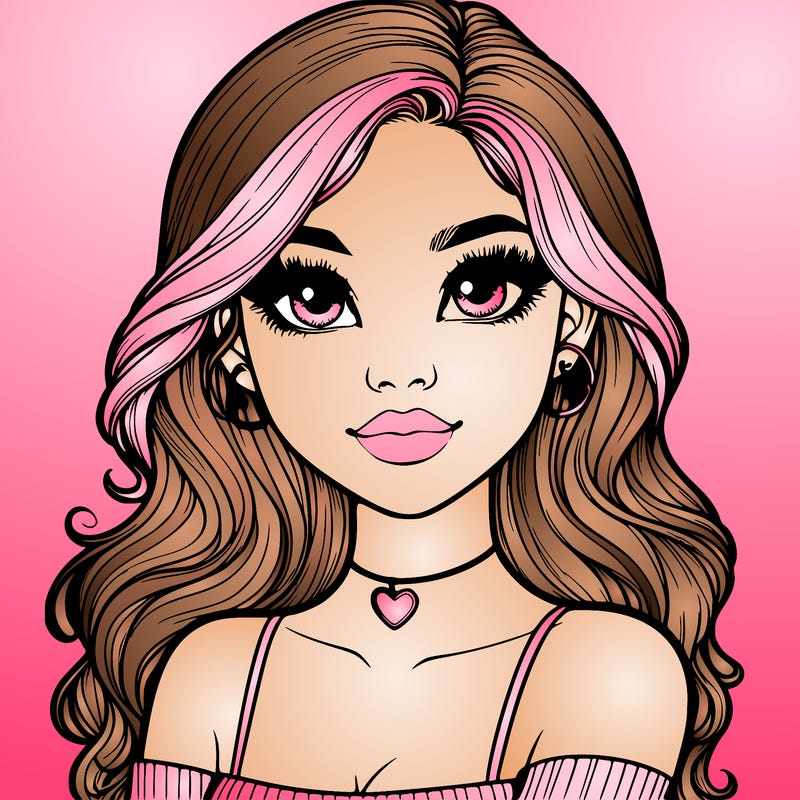 realistic pretty girl