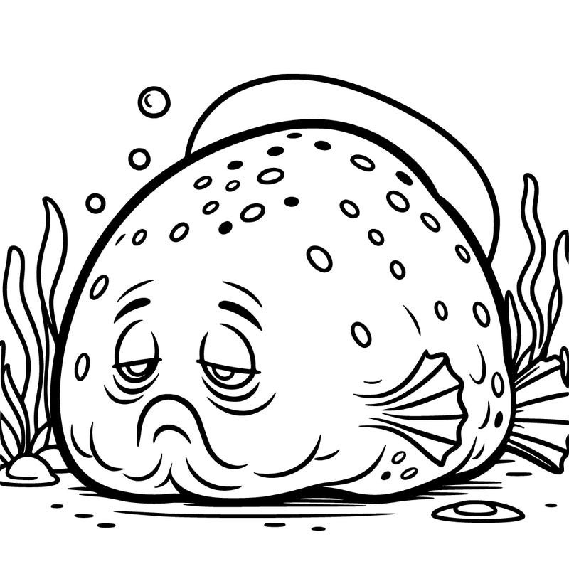 sad blobfish