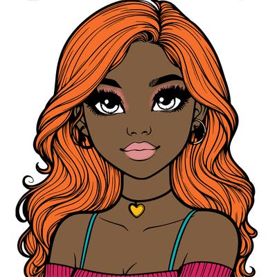 realistic pretty girl