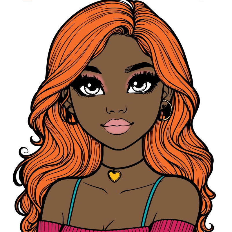 realistic pretty girl