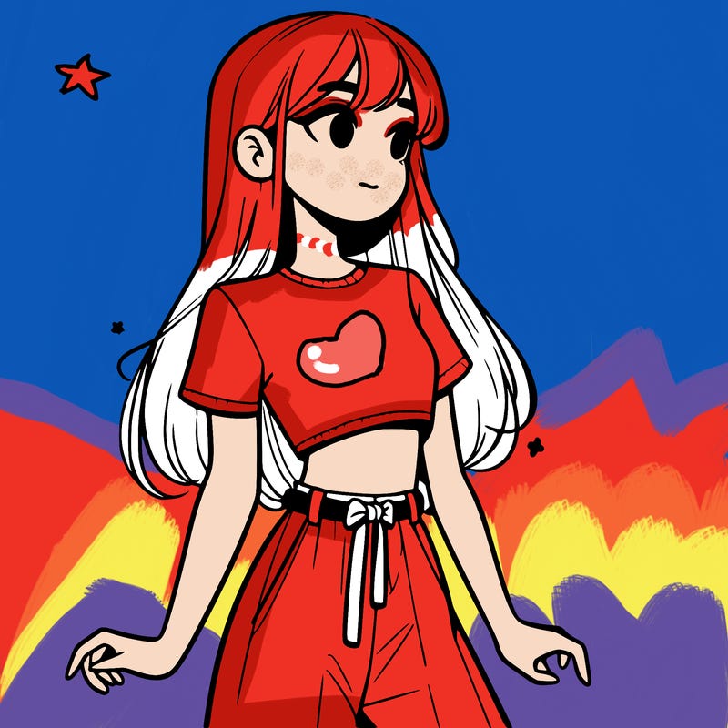 girl in a cute crop top