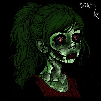 realistic zombie girl