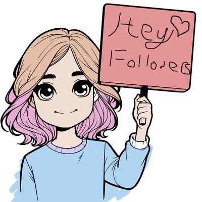 realistic girl holding up a sign