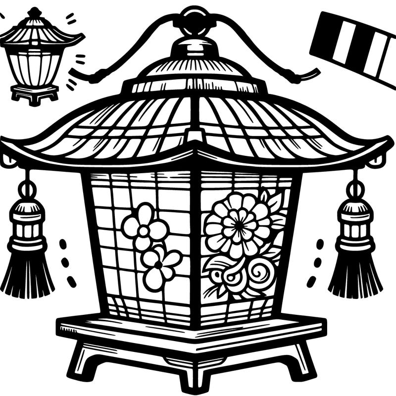 traditional japanese lantern