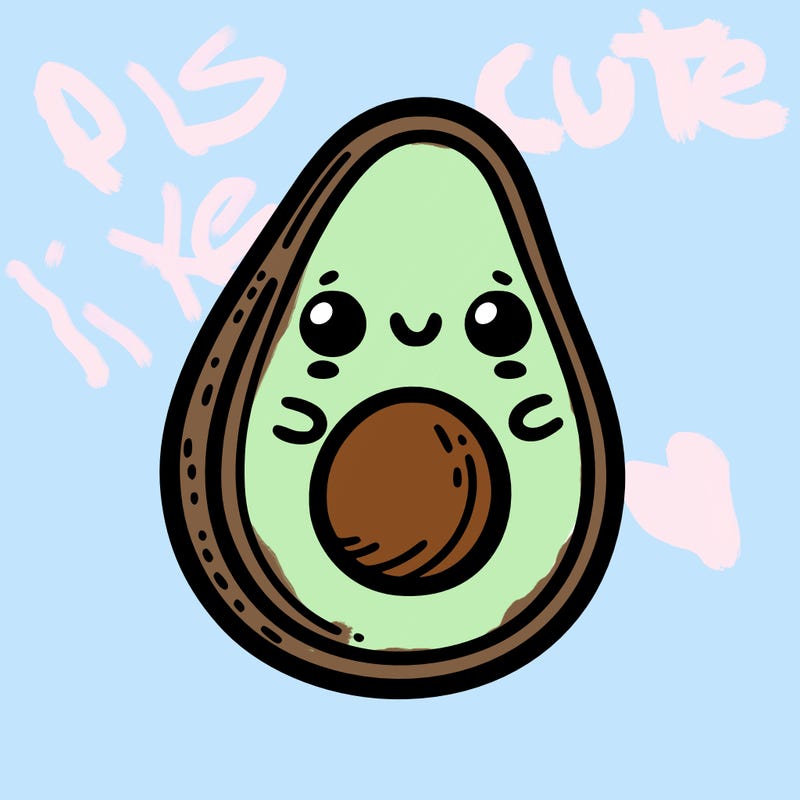 cute avocado