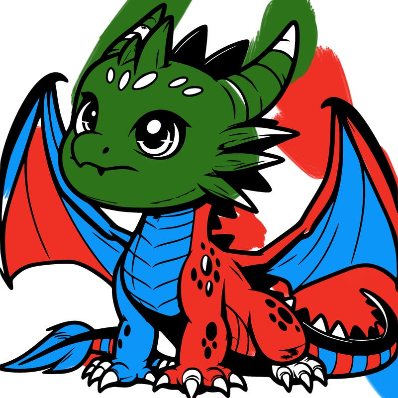 fierce baby night dragon
