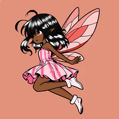 manga fairy flying