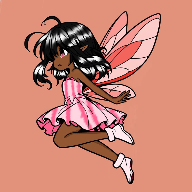 manga fairy flying