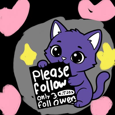 a small cat with a blank sheet of paper in its hand. the cat is sooooooo cute!