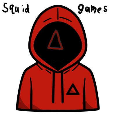 a person with non face waering a hoodie with a small triangle symbol