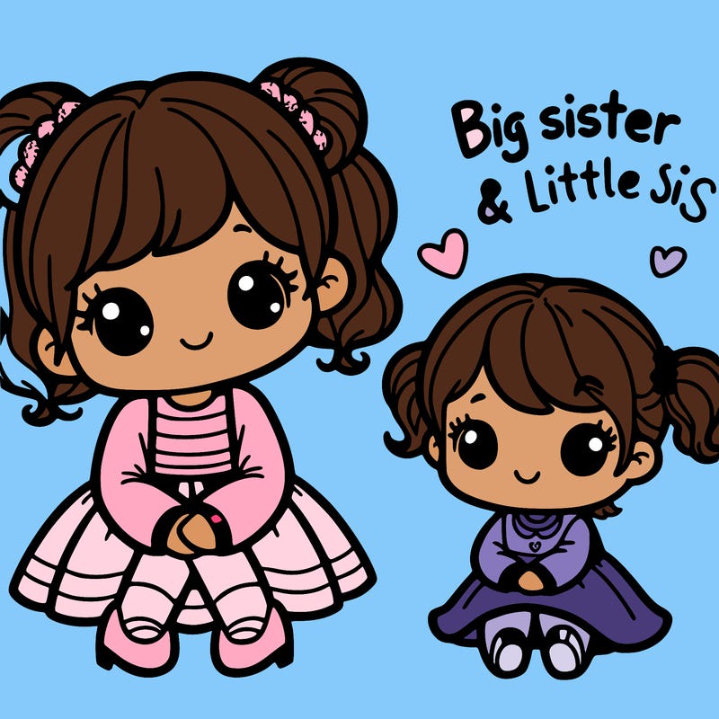 big sister and little sis