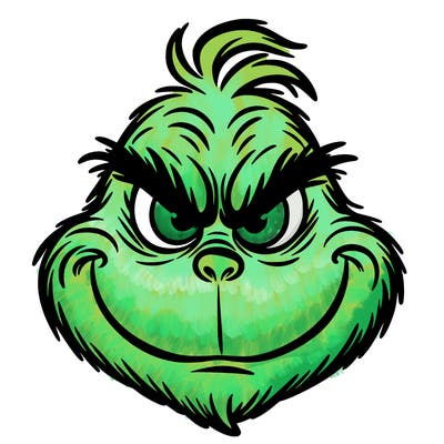 grinch face