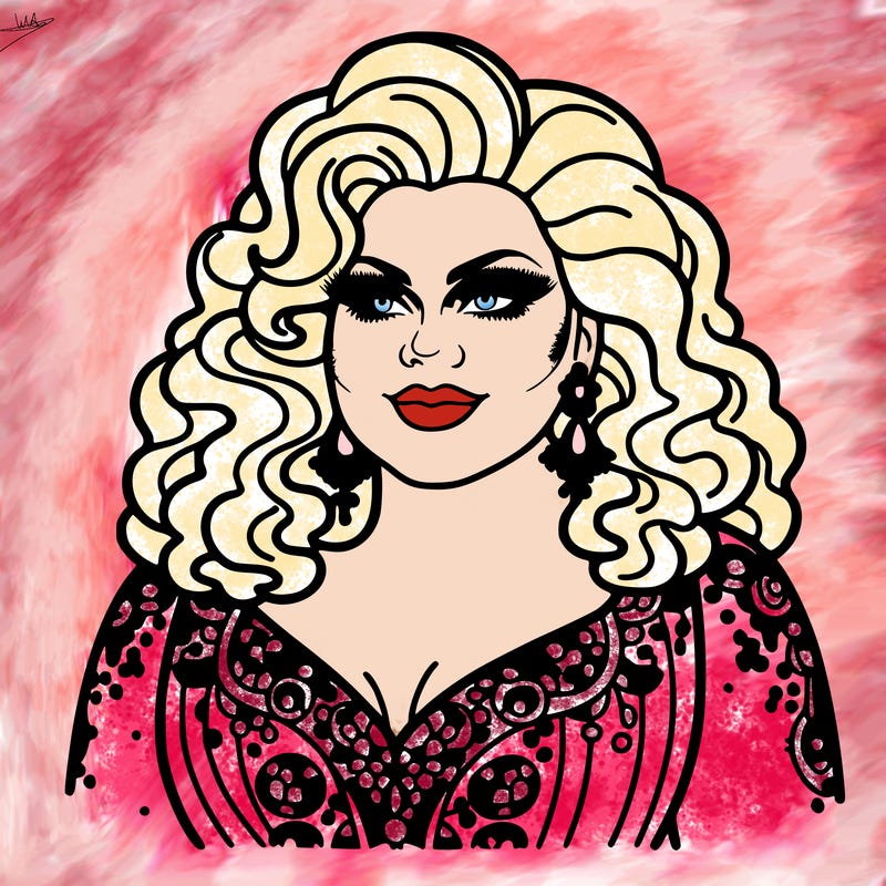 realistic plus size drag queen