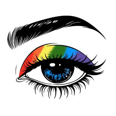 eye closed realistic