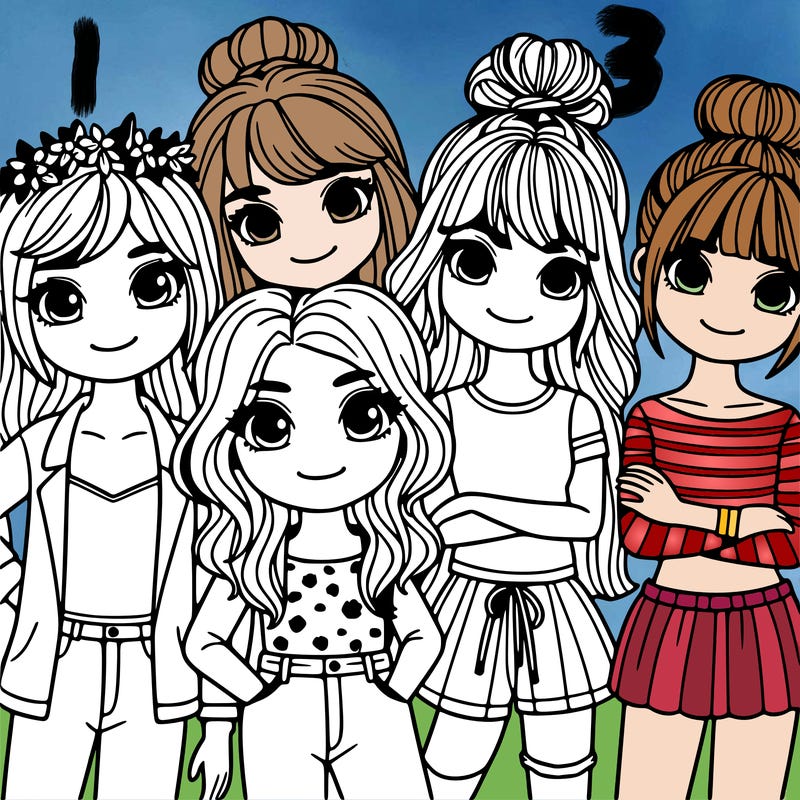 5 girls best friends